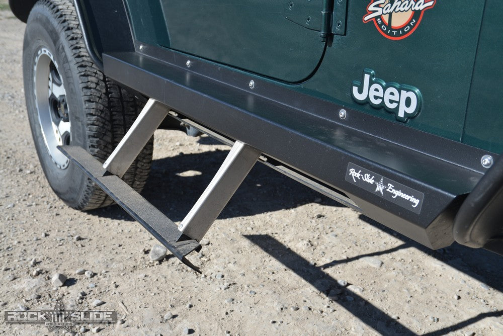 TJ 2 Door Step Slider Rock Slide Engineering