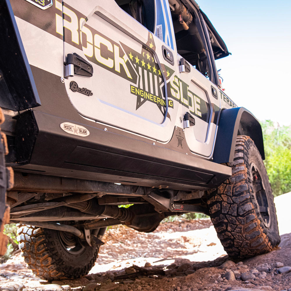 Jeep JK Side Step Slider Set For 07-18 Wrangler JK 4 Door Models Set Rock Slide Engineering