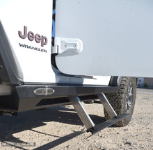 Load image into Gallery viewer, Jeep JL Side Step Sliders For 20-23 Wrangler JL 2 Door Models Set Rock Slide Engineering