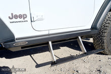 Load image into Gallery viewer, Jeep JL Side Step Sliders For 2024 Wrangler JL 2 Door Models Set Rock Slide Engineering
