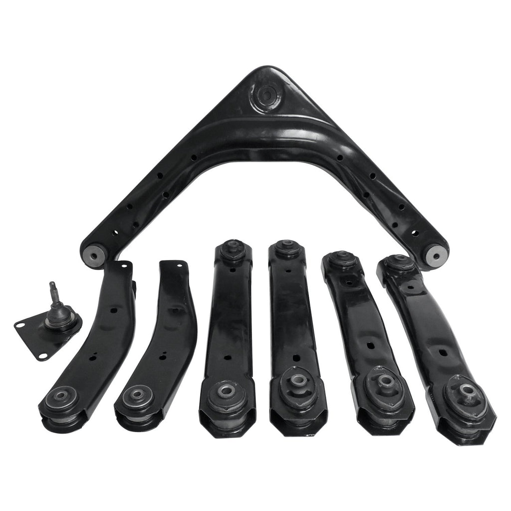 Front & Rear Control Arm Kit for 1999-2004 WJ, WG Grand Cherokee Crown Automotive