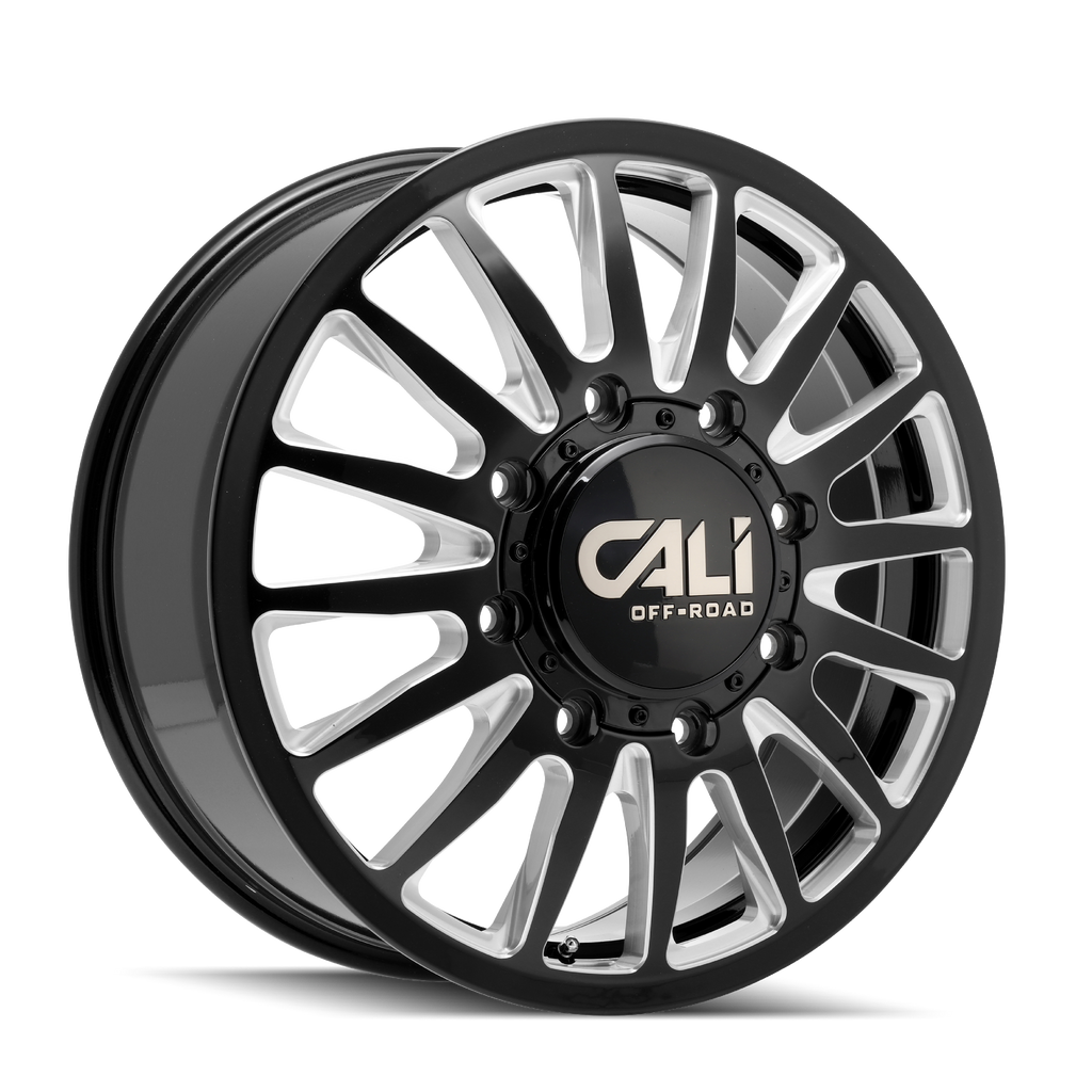 SUMMIT DUALLY REAR LIFTED (9110) GLOSS BLACK MILLED