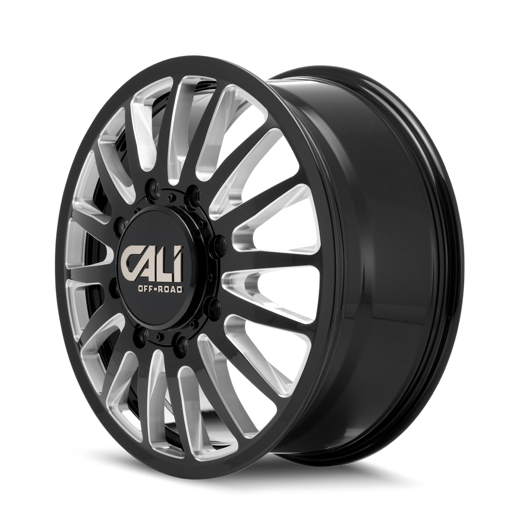 SUMMIT DUALLY REAR (9110) GLOSS BLACK MILLED