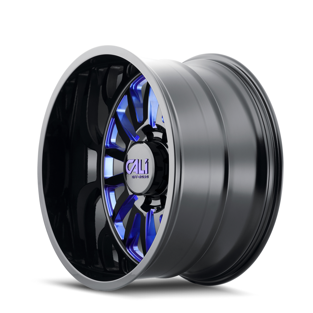 SUMMIT (9110) GLOSS BLACK MILLED PRISM BLUE