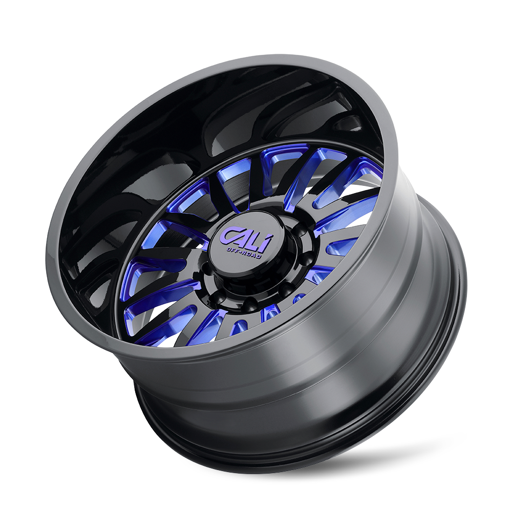 SUMMIT (9110) GLOSS BLACK MILLED PRISM BLUE