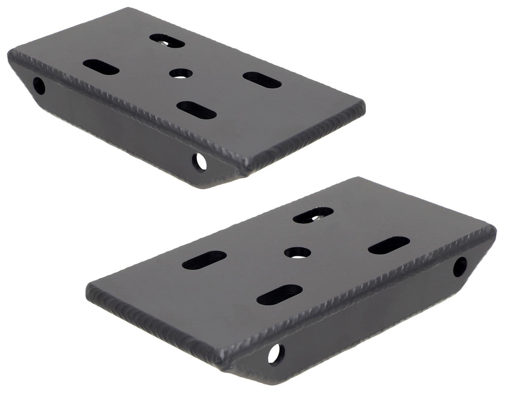HD Leaf Spring Plates For Use w/2 Inch Springs 76-86 Jeep CJ Front Pair RockJock 4x4
