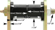 Load image into Gallery viewer, HD Leaf Spring Shackles 87-95 Wrangler YJ Front Includes Urethane Bushings HD Greasable Bolts Pair For Use w/ CE-9033F or CE-9033D RockJock 4x4