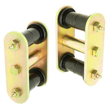 Load image into Gallery viewer, HD Leaf Spring Shackles 87-95 Wrangler YJ Front Includes Urethane Bushings HD Greasable Bolts Pair RockJock 4x4