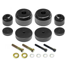Load image into Gallery viewer, Bump Stop Kit 97-06 Wrangler TJ/LJ/XJ/MJ Front Includes Polyurethane Bump Stops Aluminum Spacers Hardware RockJock 4x4