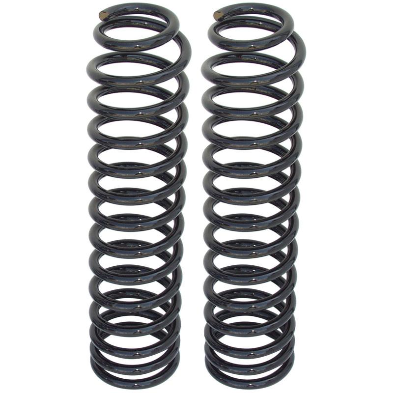 Front Coil Springs 07-18 Wrangler JK 2 Door 4 Inch (TJ, JK 4 Door-1 Inch ) Pair RockJock 4x4