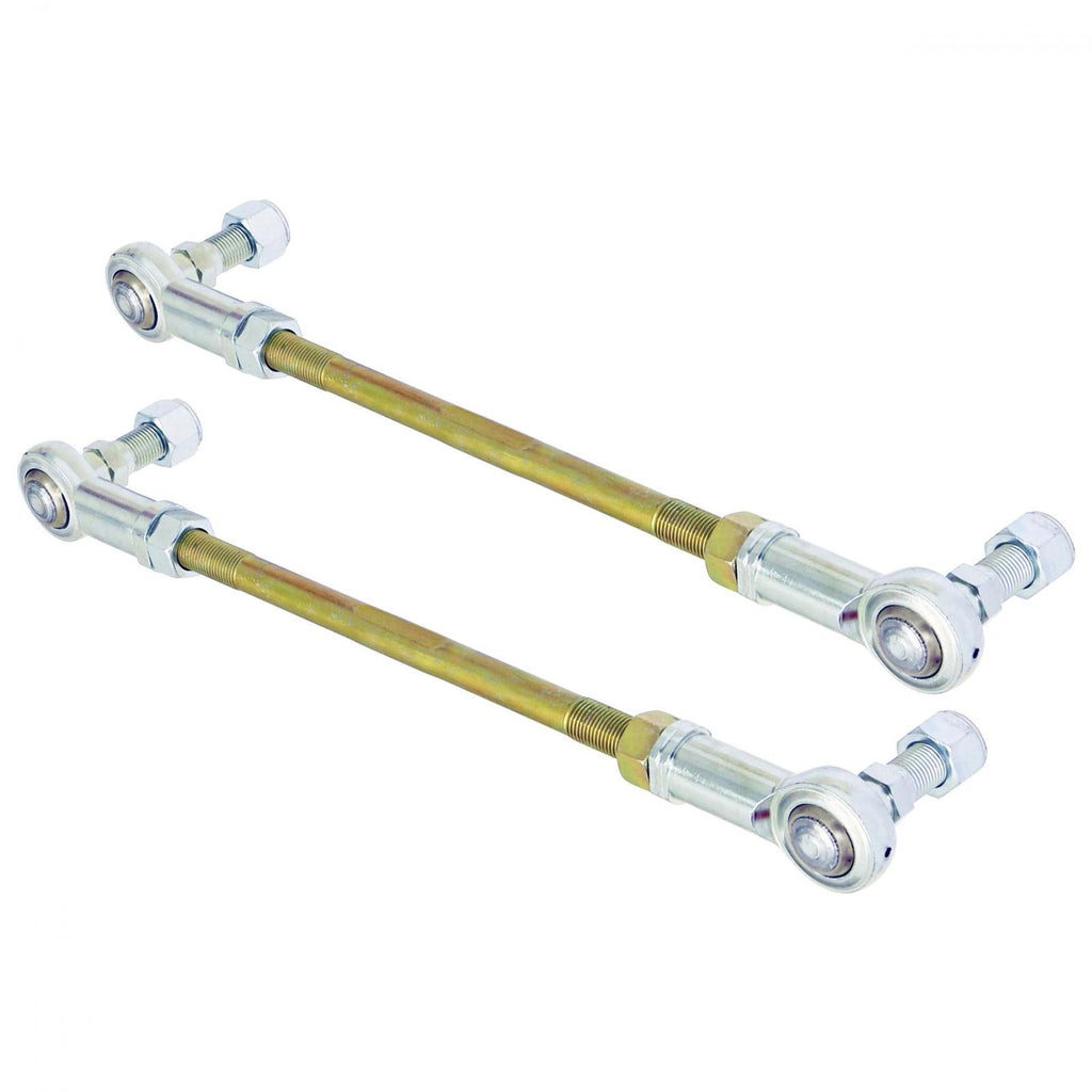 Antirock End Links 8 1/2 Inch Rods Includes RH/LH Heim Joints Hardware Pair RockJock 4x4