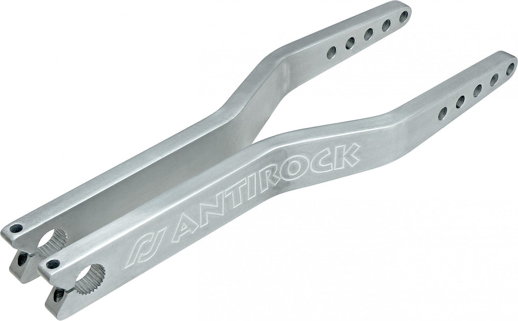 Antirock Aluminum Sway Bar Arms 20 Inch Long 5 Adjustable Link Mounting Holes Pair RockJock 4x4