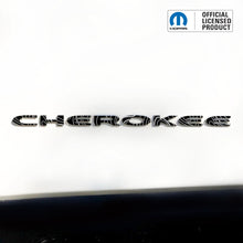 Load image into Gallery viewer, CHEROKEE Door Emblem Overlay Decal Set | Fits 2014–2025 Jeep Cherokee