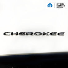 Load image into Gallery viewer, CHEROKEE Door Emblem Overlay Decal Set | Fits 2014–2025 Jeep Cherokee