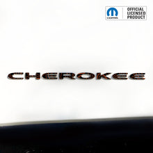 Load image into Gallery viewer, CHEROKEE Door Emblem Overlay Decal Set | Fits 2014–2025 Jeep Cherokee