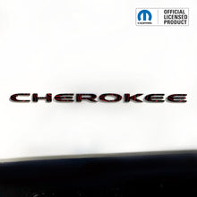 Load image into Gallery viewer, CHEROKEE Door Emblem Overlay Decal Set | Fits 2014–2025 Jeep Cherokee