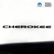 Load image into Gallery viewer, CHEROKEE Door Emblem Overlay Decal Set | Fits 2014–2025 Jeep Cherokee