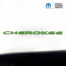Load image into Gallery viewer, CHEROKEE Door Emblem Overlay Decal Set | Fits 2014–2025 Jeep Cherokee