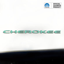 Load image into Gallery viewer, CHEROKEE Door Emblem Overlay Decal Set | Fits 2014–2025 Jeep Cherokee