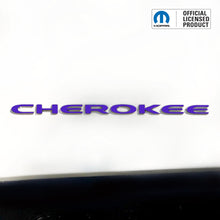 Load image into Gallery viewer, CHEROKEE Door Emblem Overlay Decal Set | Fits 2014–2025 Jeep Cherokee