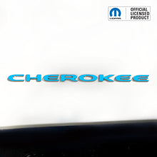 Load image into Gallery viewer, CHEROKEE Door Emblem Overlay Decal Set | Fits 2014–2025 Jeep Cherokee