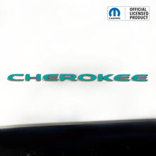 Load image into Gallery viewer, CHEROKEE Door Emblem Overlay Decal Set | Fits 2014–2025 Jeep Cherokee