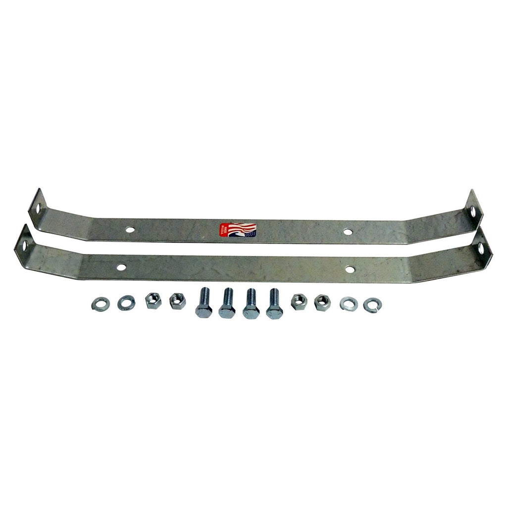Fuel Tank Strap Kit for 72-90 Jeep CJ-5, CJ-6, CJ-7, CJ-8, YJ Wrangler w/ 15 Gal Crown Automotive