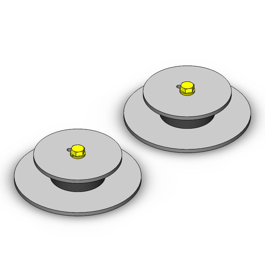 Jeep Wrangler Rear Coil Bucket Kit 1997-2006 TJ/LJ Clayton Off Road