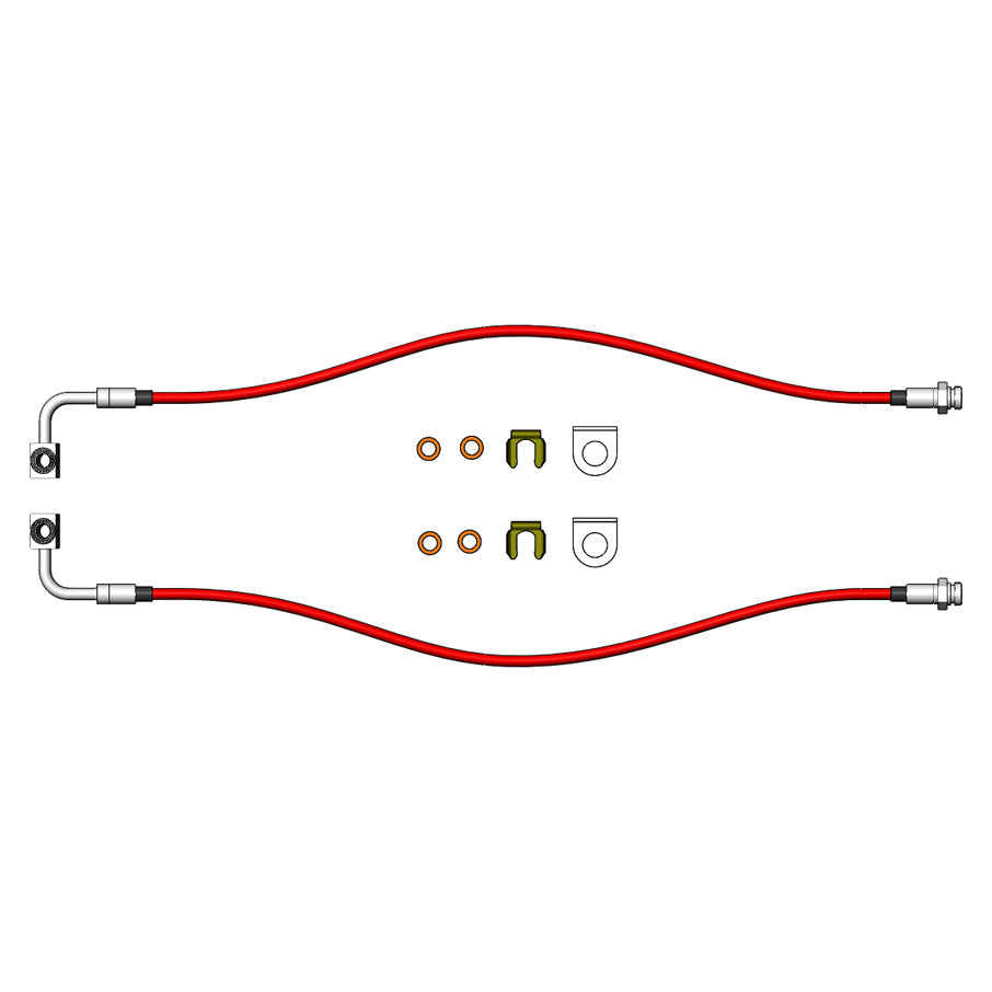 Jeep Grand Cherokee Front Brake Lines 1999-2004 WJ Clayton Off Road