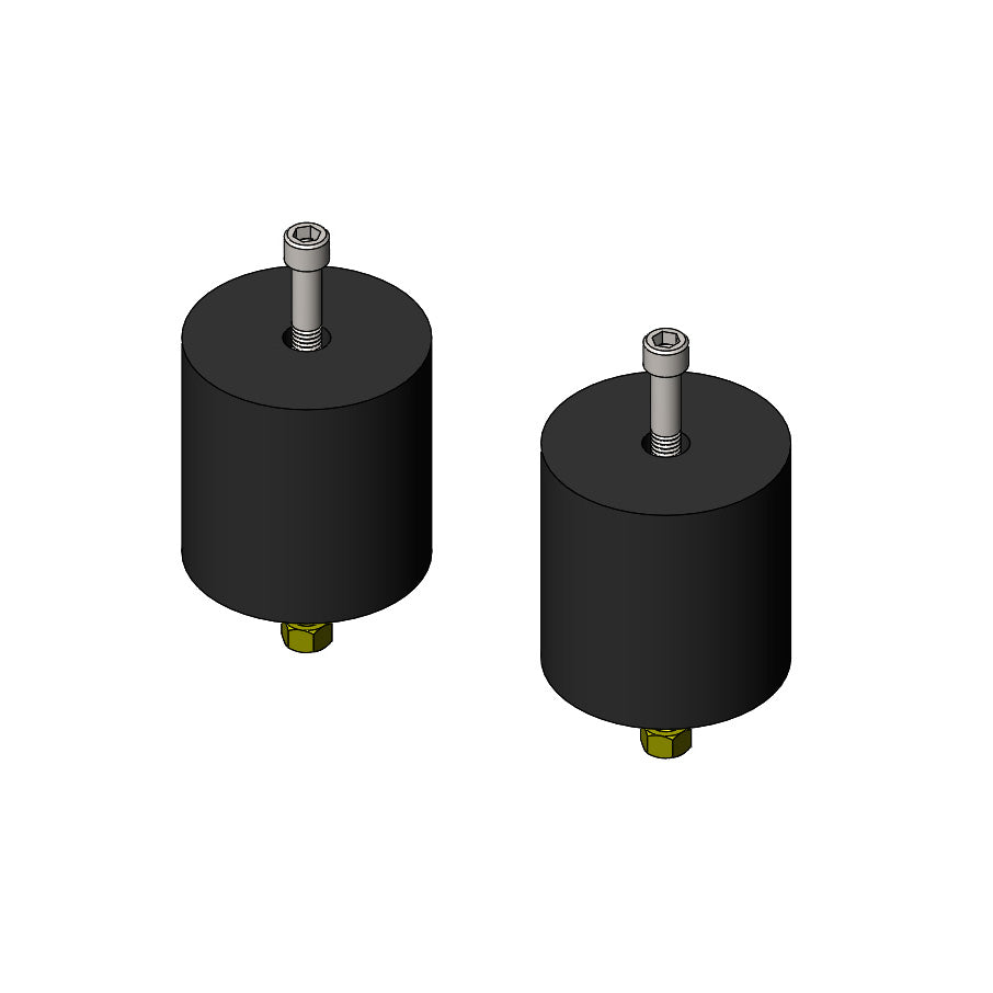 Jeep Wrangler 3 1/4 Inch Tall Front Bump Stops 1984+ TJ/LJ/XJ/ZJ/JK/JL/JT Clayton Off Road