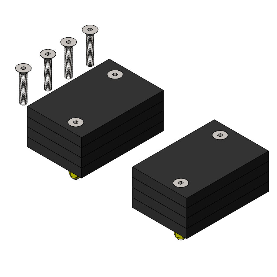 Jeep Gladiator Rear Bump Stop Extensions 2020+ JT Clayton Off Road