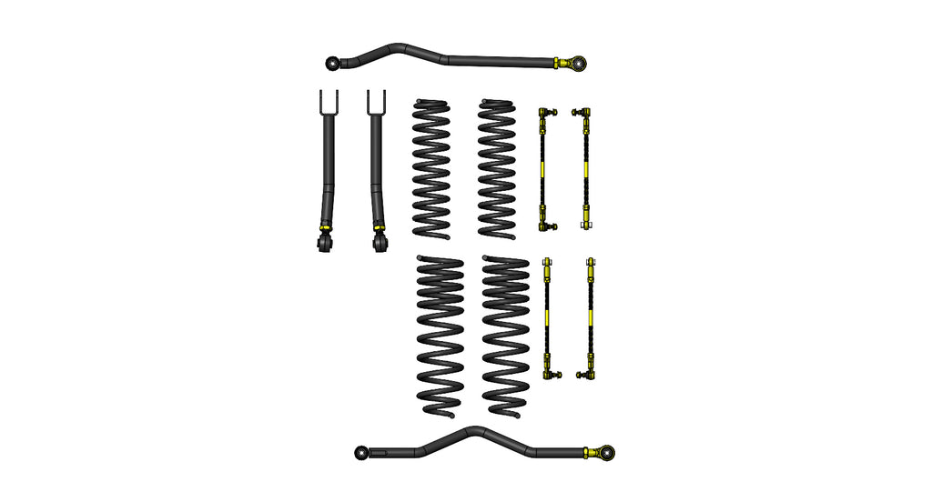 Jeep Gladiator Diesel 2.5 Inch Ride Right+ Lift Kit 2020+ JT Clayton Off Road