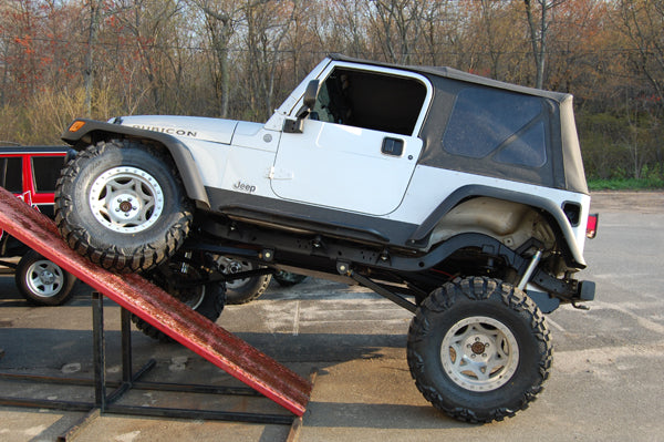 Jeep Wrangler 4.0 Inch Pro Series 3 Link Long Arm Lift Kit W/Rear 5 Inch Stretch 1997-2006 TJ Clayton Off Road