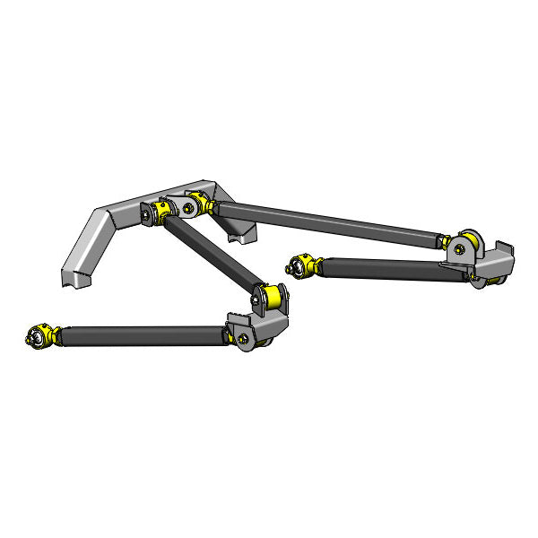 Jeep Wrangler Pro Series Rear Long Arm Upgrade Kit 2004-2006 LJ Clayton Off Road