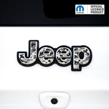 Load image into Gallery viewer, Jeep Emblem Overlay Decals – Camo Print | Fits Grand Cherokee, Cherokee, Compass, Renegade, Liberty &amp; Patriot