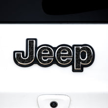 Load image into Gallery viewer, Jeep Emblem Overlay Decals – Animal Print Designs | Fits Grand Cherokee, Cherokee, Compass, Renegade, Liberty, Patriot