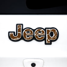 Load image into Gallery viewer, Jeep Emblem Overlay Decals – Animal Print Designs | Fits Grand Cherokee, Cherokee, Compass, Renegade, Liberty, Patriot