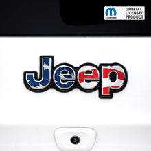 Load image into Gallery viewer, JEEP Emblem Overlay Decals – American Flag Print | Fits Grand Cherokee, Cherokee, Compass, Renegade, Liberty &amp; Patriot