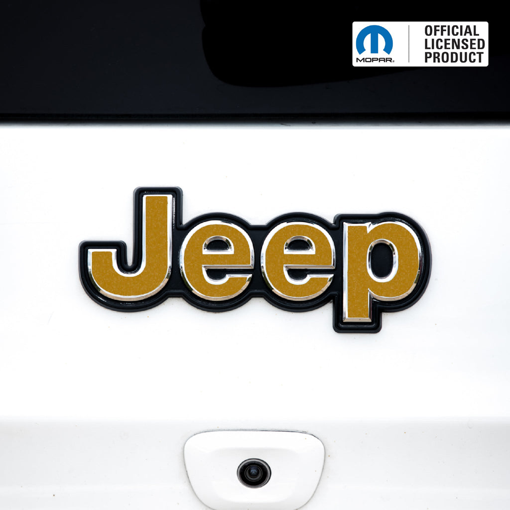 JEEP Emblem Overlay Decals – Solid Colors | Fits Jeep Liberty