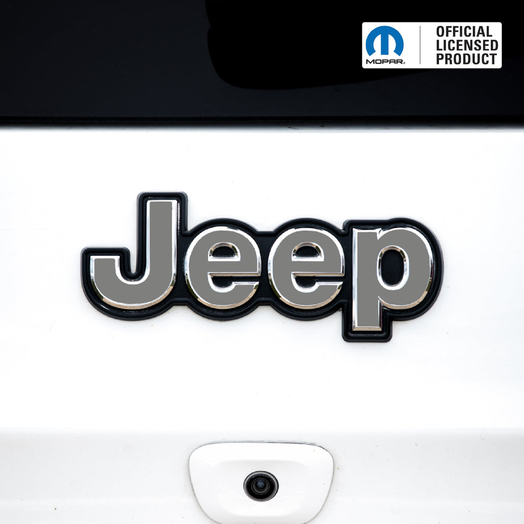JEEP Emblem Overlay Decals – Solid Colors | Fits Jeep Liberty