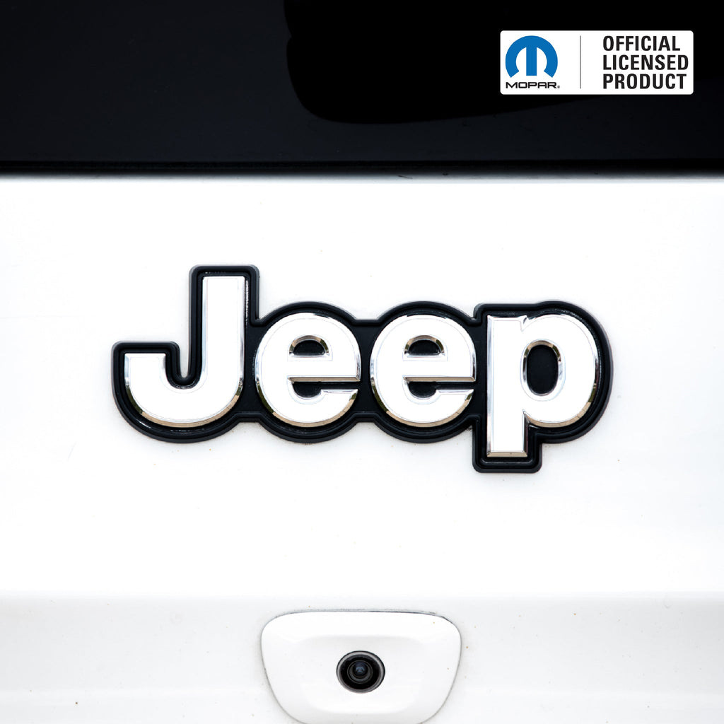 JEEP Emblem Overlay Decals – Solid Colors | Fits Jeep Liberty