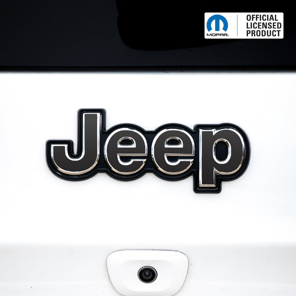 Jeep Emblem Overlay Decals – Solid Colors | Fits Grand Cherokee, Grand Cherokee L