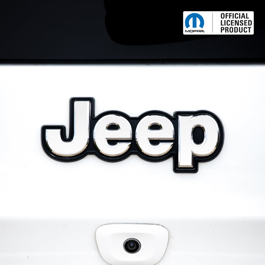 JEEP Emblem Overlay Decals – Solid Colors | Fits Jeep Liberty