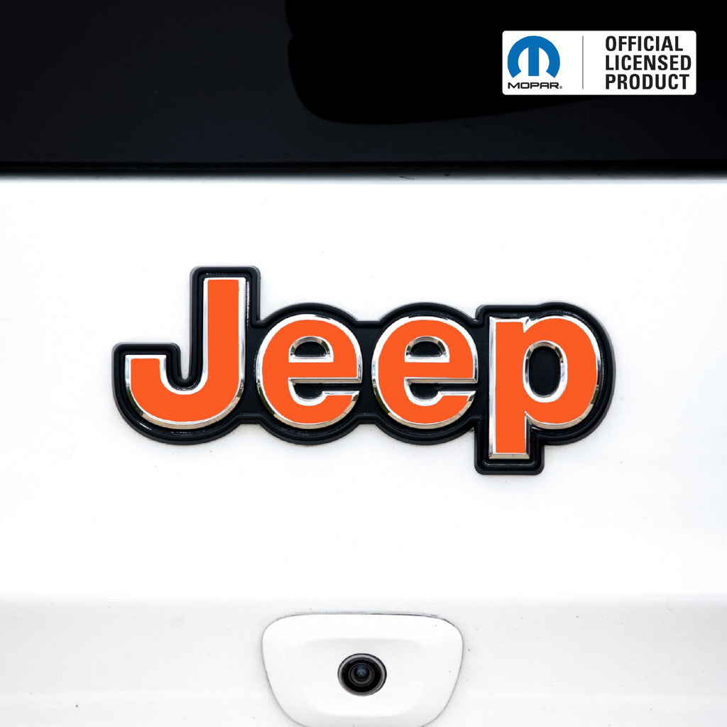 JEEP Emblem Overlay Decals – Solid Colors | Fits Jeep Liberty