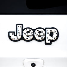 Load image into Gallery viewer, Jeep Emblem Overlay Decals – Animal Print Designs | Fits Grand Cherokee, Cherokee, Compass, Renegade, Liberty, Patriot