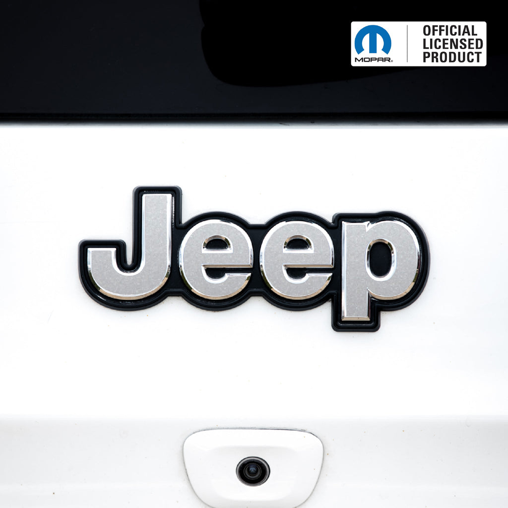 JEEP Emblem Overlay Decals – Solid Colors | Fits Jeep Liberty