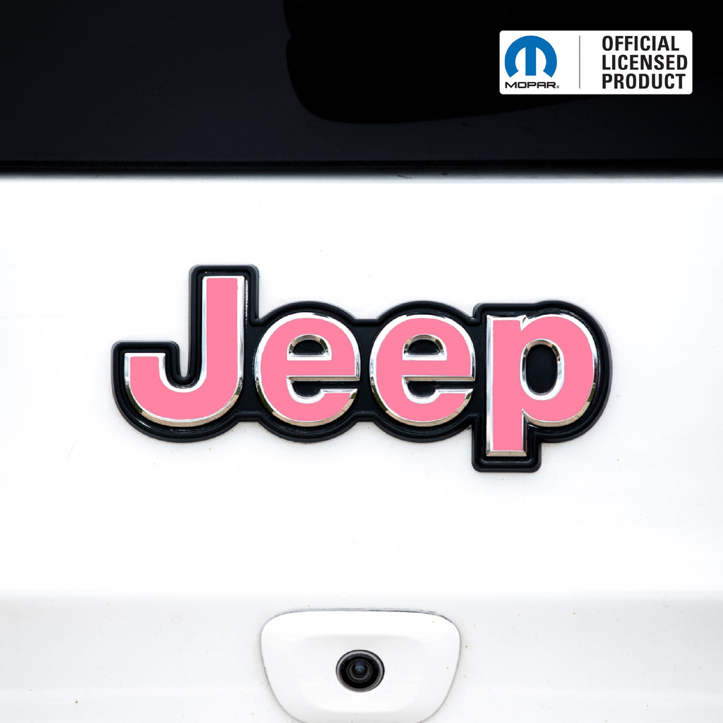 JEEP Emblem Overlay Decals – Solid Colors | Fits Jeep Liberty