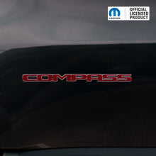 Load image into Gallery viewer, COMPASS Door Emblem Overlay Decal Set | Fits 2011+ Jeep Compass