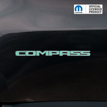 Load image into Gallery viewer, COMPASS Door Emblem Overlay Decal Set | Fits 2011+ Jeep Compass