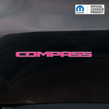 Load image into Gallery viewer, COMPASS Door Emblem Overlay Decal Set | Fits 2011+ Jeep Compass